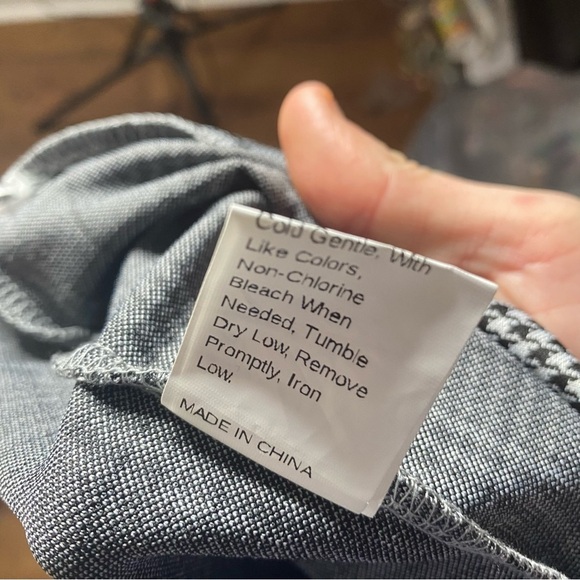 Black White Plaid Skinny Pants - Picture 6 of 6